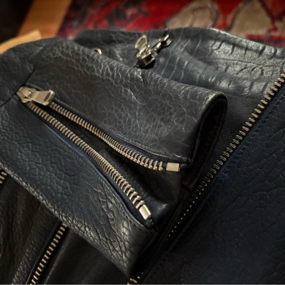 J Brand AIAH Leather Motorcycle Jacket - Picture 16 of 16